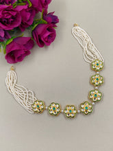 Traditional Green Kundan Hairband Sheeshphool For Women Online Matha Patti